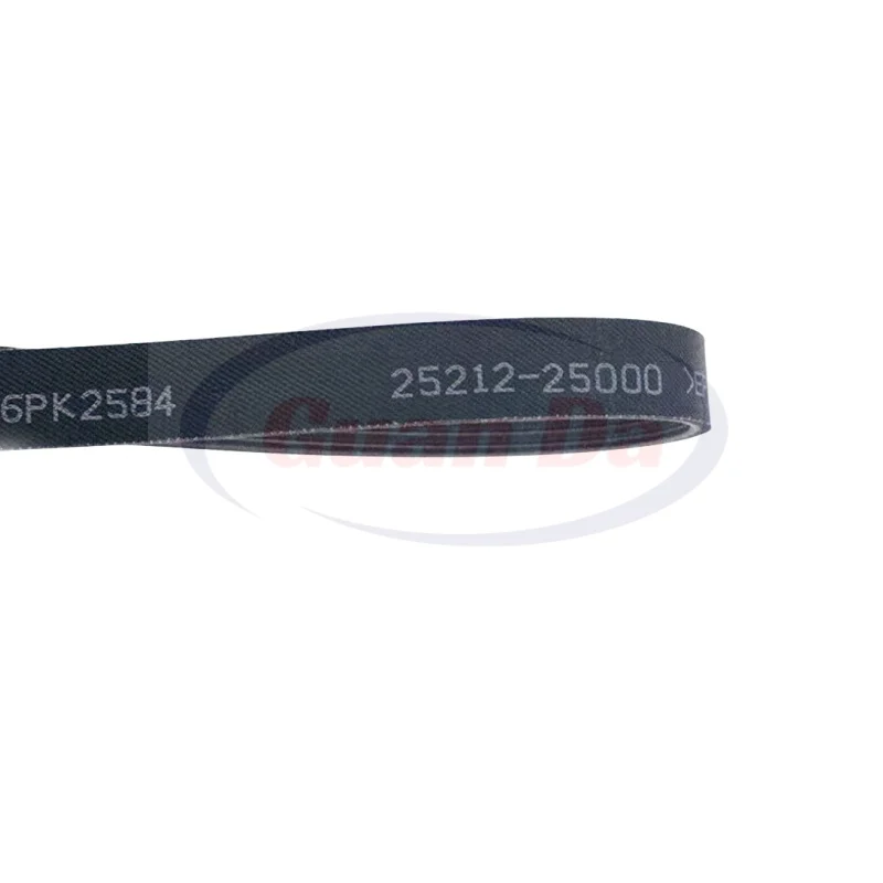 25212-25000 V-Ribbed Belt For Hyundai Kia Sonata IX35 Optima Santa Fe Sorento 6PK2584