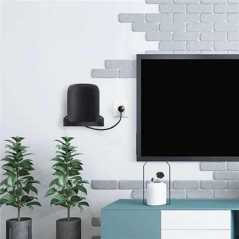Wandgemonteerde audio-ondersteuning Bluetooth-luidsprekerhouder Klankkaststandaard Voorkom vallen voor Homepod