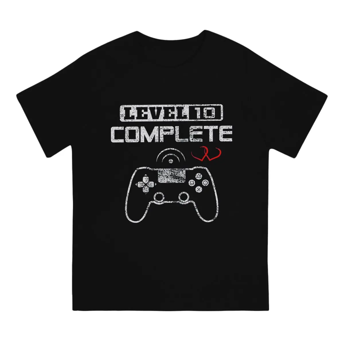 Level 10 Complete Classic TShirt For Men Gamer Gaming Controller Clothing Novelty Polyester T Shirt Soft