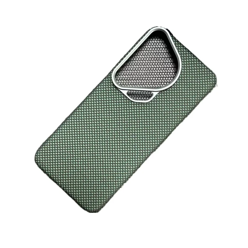 

Rare green plain weave Kevlar for pura70pro ultra-thin magnetic phone case pura70ultra aramid case