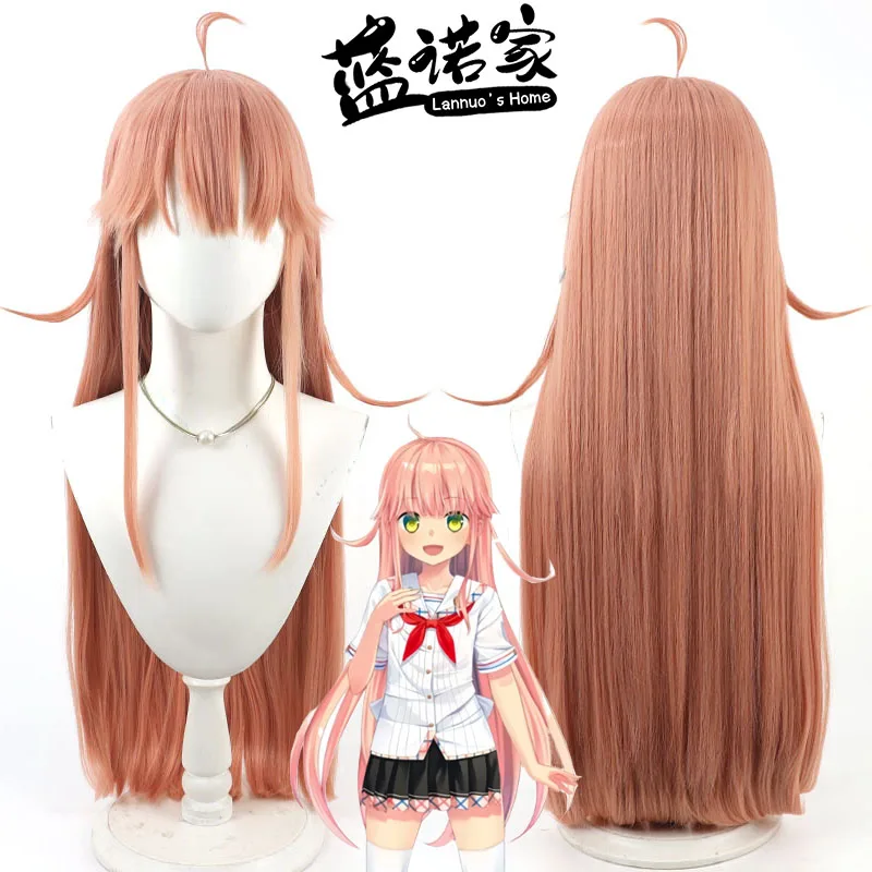 

Island Batsu Watari Aimi Cos, парик для косплея, Хэллоуин, карнавал, реквизит для вечеринки, синтетические волосы, термостойкое волокно + шапочка для парика