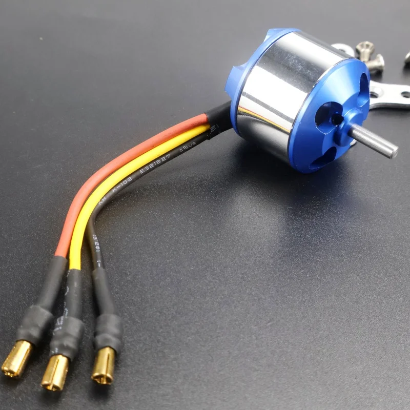 1/3 قطعة محرك بدون فرشاة 1400KV لطائرة RC محرك خارجي متعدد الدوار بدون فرش #5