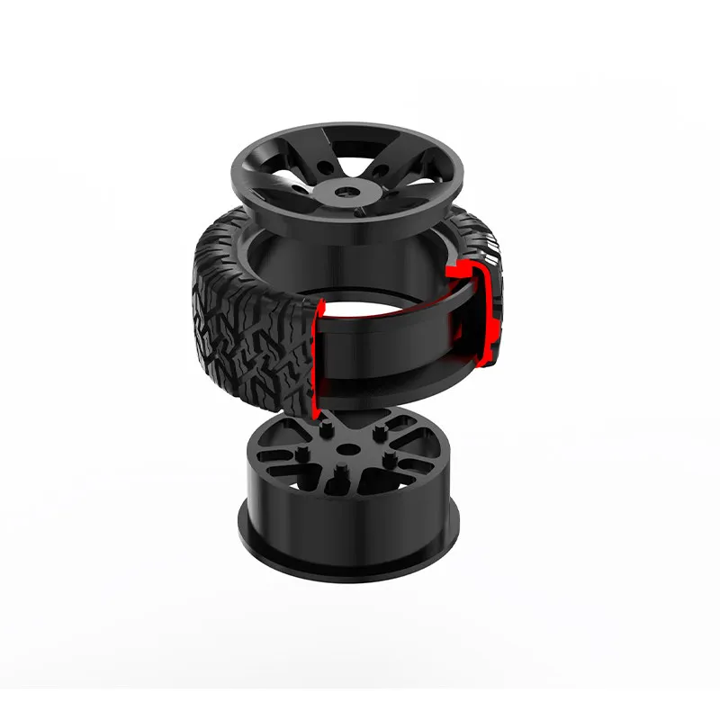 SG2402 SG-2402 1/24 RC Auto Onderdelen Metalen Upgrade Hub Band Gemodificeerde Wielen