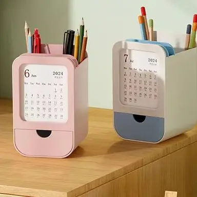 

Plastic Pen Holder Office Desktop Multi-Functional Storage Box Student Children Organizer Rack