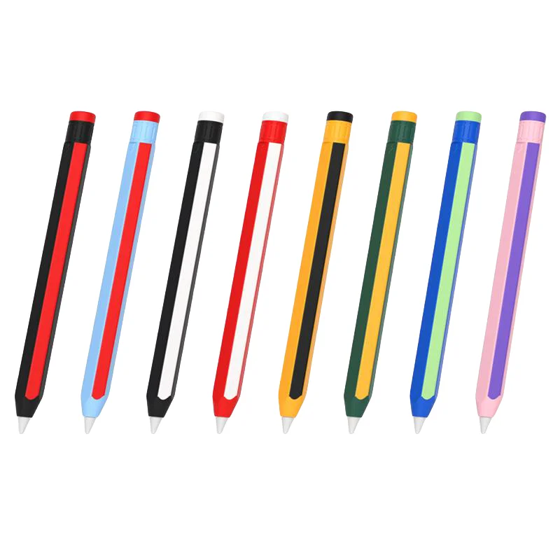 Pencil Case for Apple Pencil 2nd Generation Or Pencil Pro Tablet Stylus Protective Cover Soft Silicone Shockproof