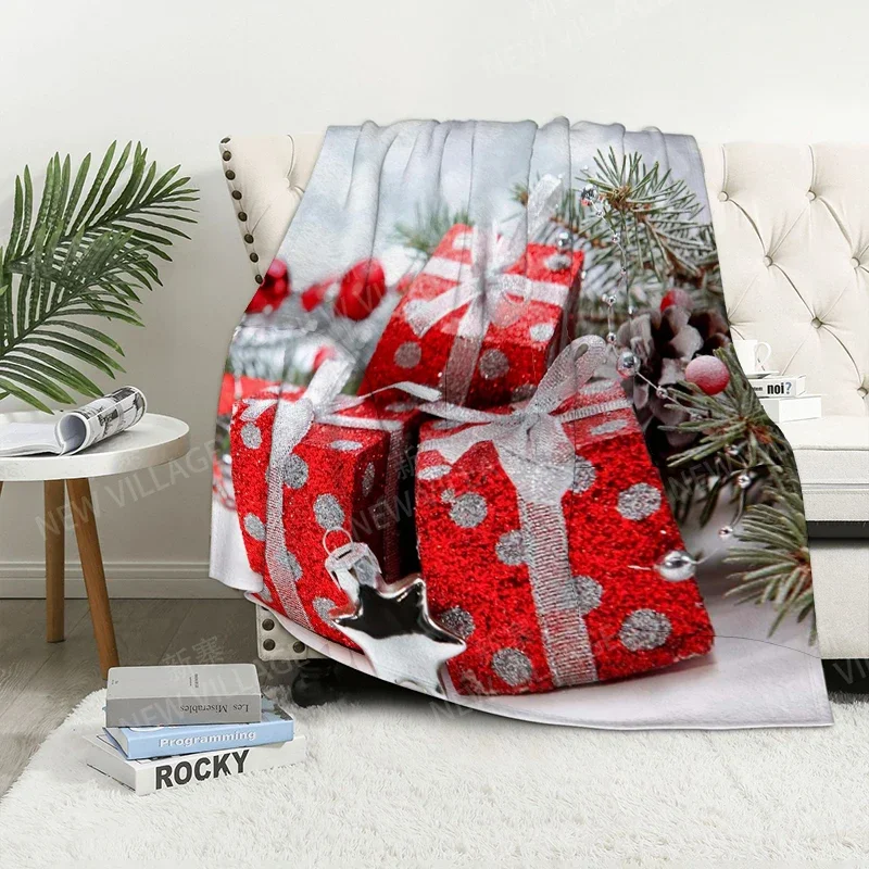 Home decoration plush Sofa blanket Christmas Bedspread on the bed anime fluffy soft blankets thick blanket for winter