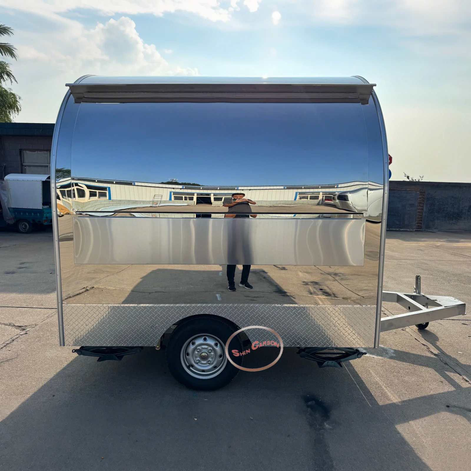 

China Factory Fully Equipped Food Trailer USA Kiosk Shopping Mall Mobile Fast Food Truck