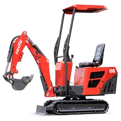 Customizable 800Kg 1 Ton Mini Excavator Small Digger Prominent High Efficiency Shipping Free Online Inquiry