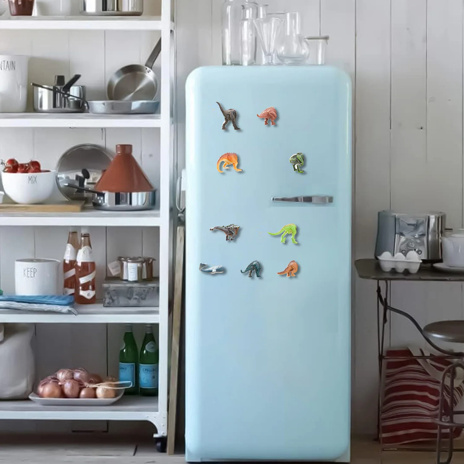 10Pcs Add Some Humor and Funny to Your Fridge with Our Dinosaur Butt Magnets - Perfect for Home Refrigerator Magnets for Adults