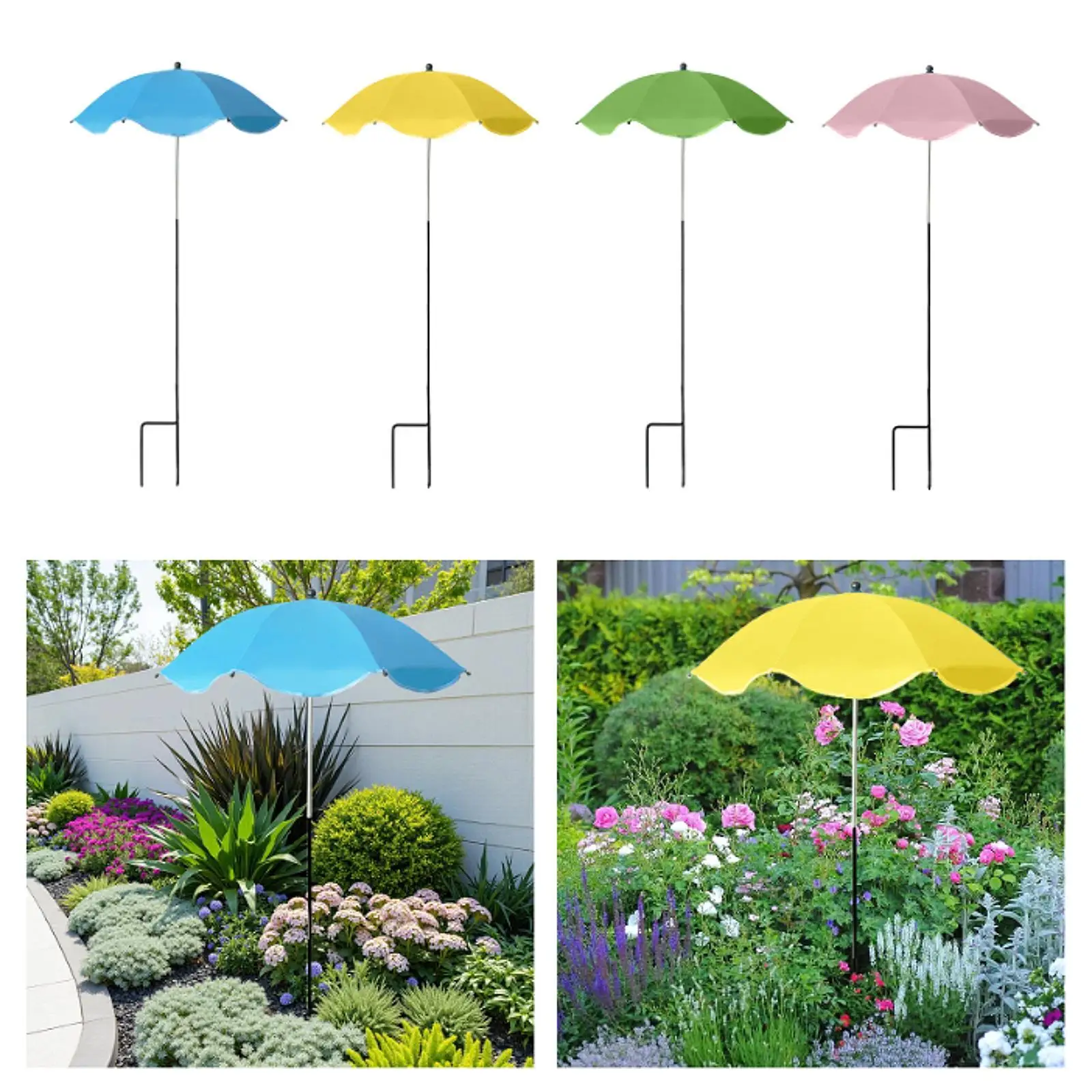Garden Plant Sunshade Umbrella Block Rainproof Canopy for Outdoor Flower Pots and Beds