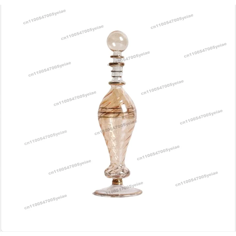 Egyptian Characteristic Flavor Bottle 15cm Essential Oil Bottle, Glass Ornament, Diffuser Jewelry, with Gift Box.