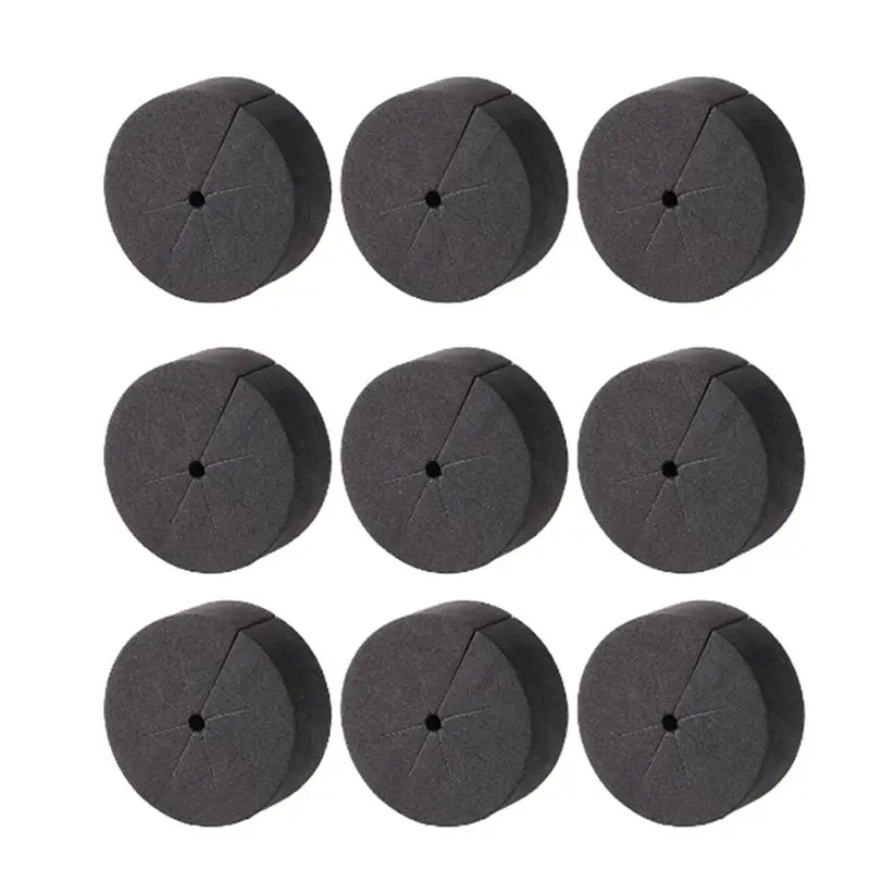 ABHI-70Pcs Garden Clone Collars Neoprene Inserts Sponge Block For 2 Inch Net Pots Hydroponics Systems And Plants Root Sponge