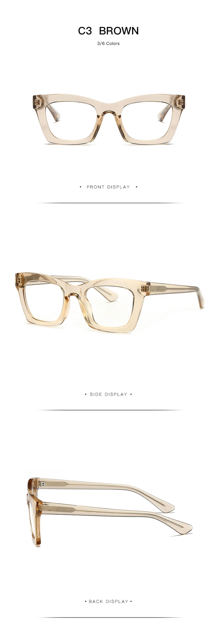 Leoparden rahmen blaues Licht blockiert weitsichtige Brille Frauen Computer plus Grad verschreibung pflicht ige Brille 0 +0.5 +0.75 bis +4.0 – Detail 12