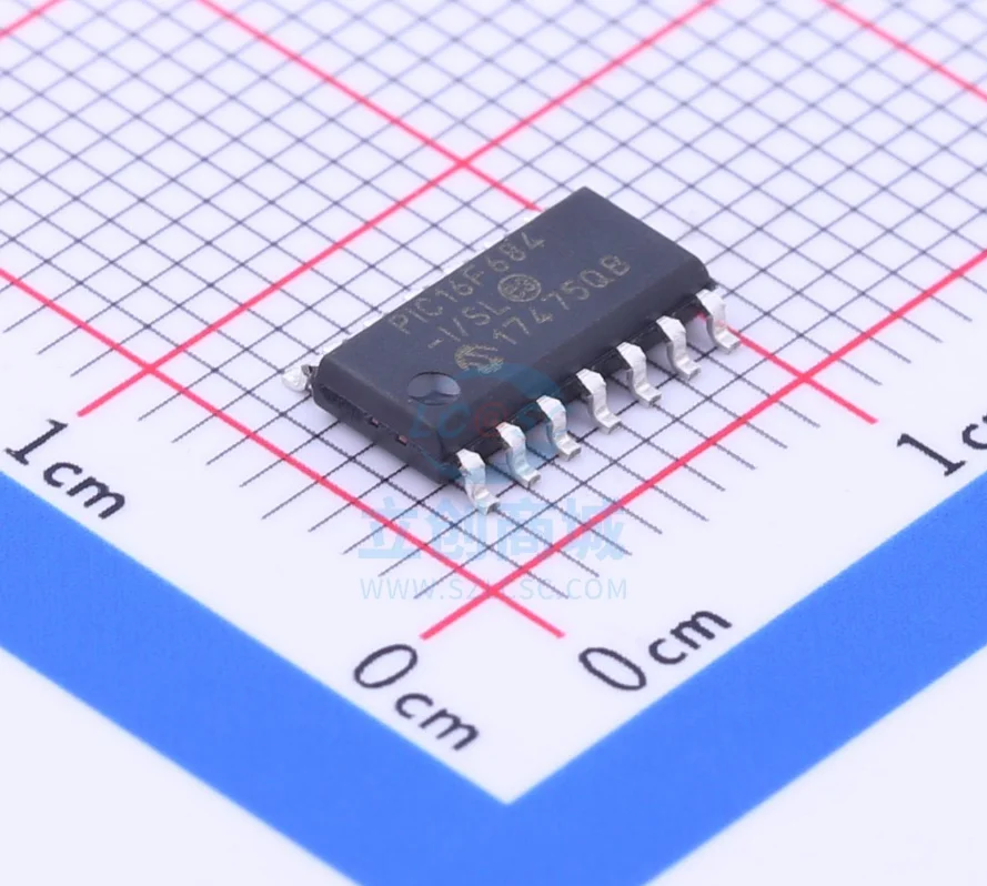 PIC16F684-I/SL Package SOIC-14 SMD 8-bit Microcontroller MCU Single-chip New Spot PIC16F684