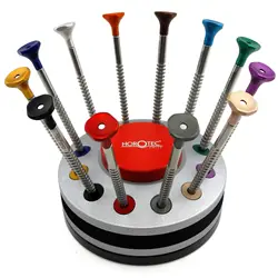 Horotec MSA01.218-E Watchmakers Screwdriver Set (12 Pieces) SS Handles