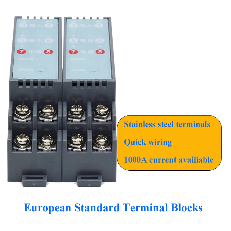 

AC Current Transducer Sensor 1 In 1 Out AC0-5A 10A 20A Input Signal 4-20mA 0-10V 0-5V Current Transmitter