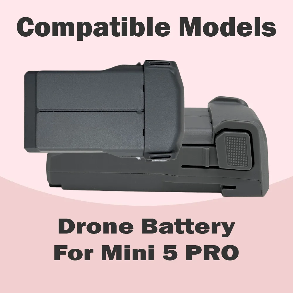 5000mAh For DJI Mini 5 Pro Battery Replacement Drone Battery for Mini 5 Pro/Mini 5 Plus/MINI 3/4 Series 50+Mins Flight Time