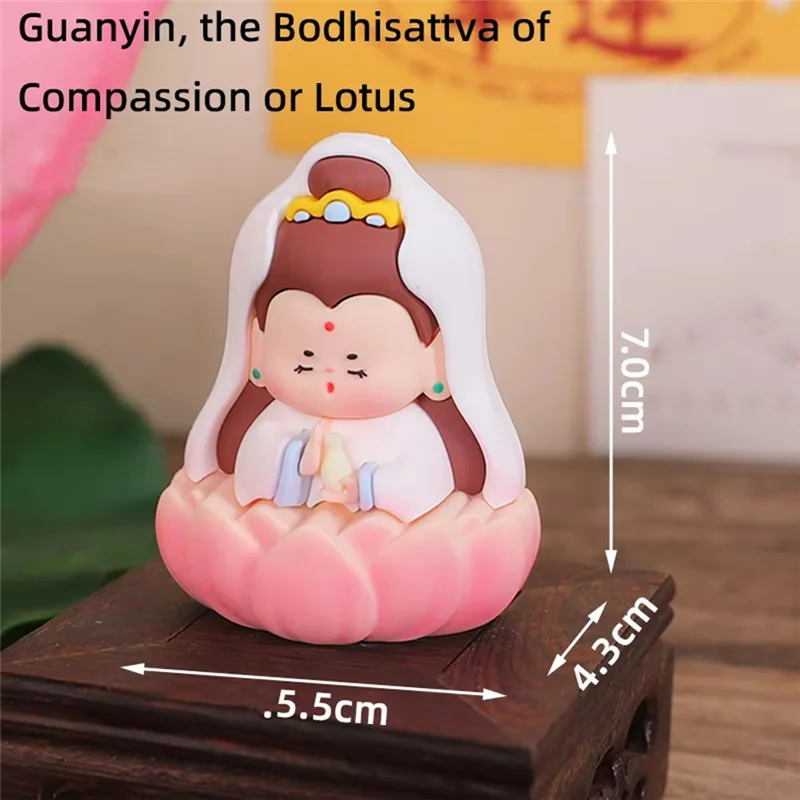 

AS60-Desk Organizer Car Interior Decor Chinese Deity Figurines Office Ornament Stress Relief Car/Buddha Shrine Decor