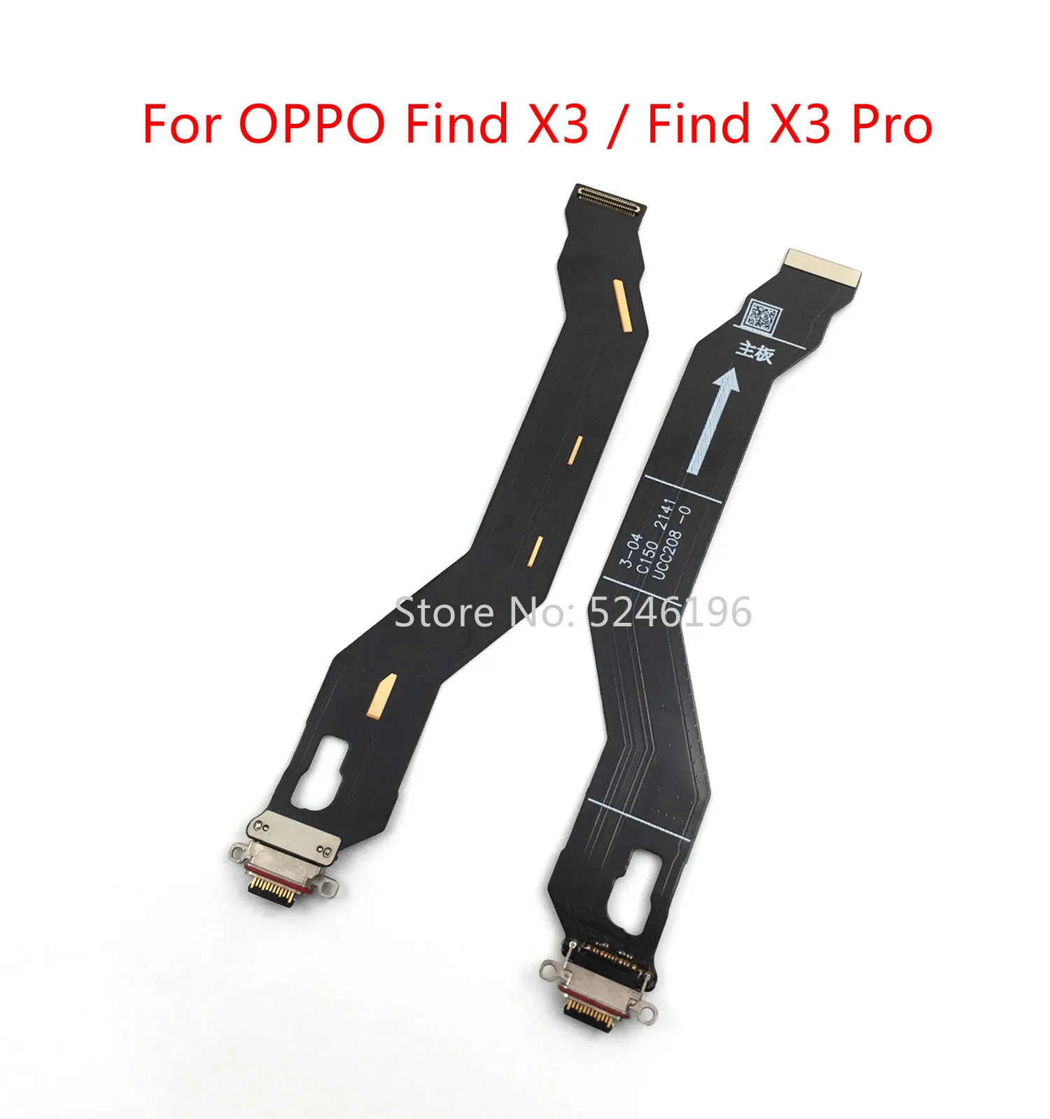 

1 шт. USB-разъем для зарядки, гибкий кабель для OPPO Find X3 OPPO Find X3 Pro OPPO Find X3Pro, запасная часть.