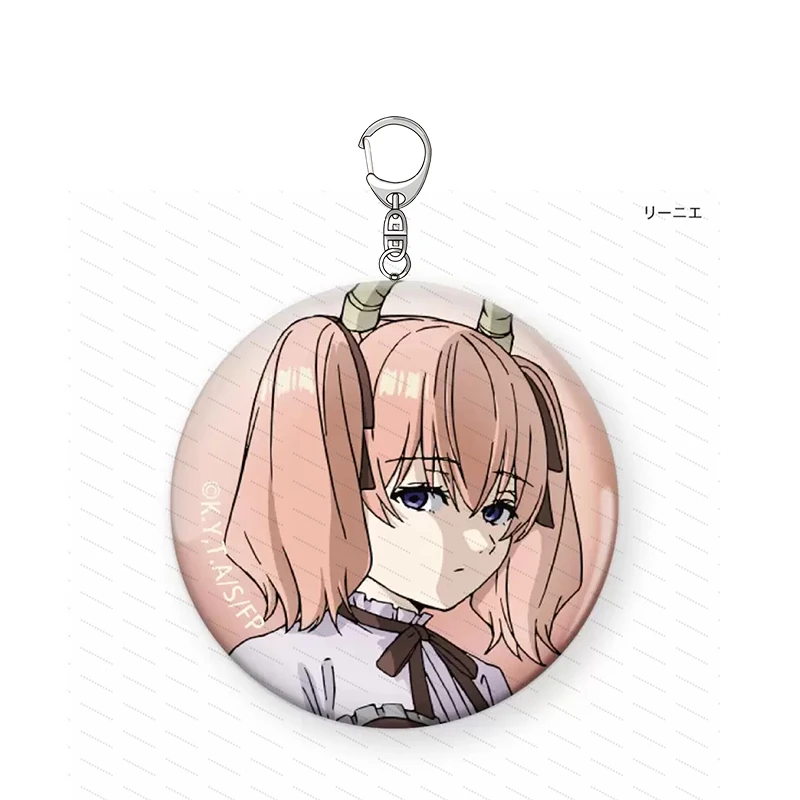 60MM Anime Frieren: Beyond Journey's End Acrylic Keychain Cosplay Pendant Bag Car Keychain Accessories Firend Gifts Collecting