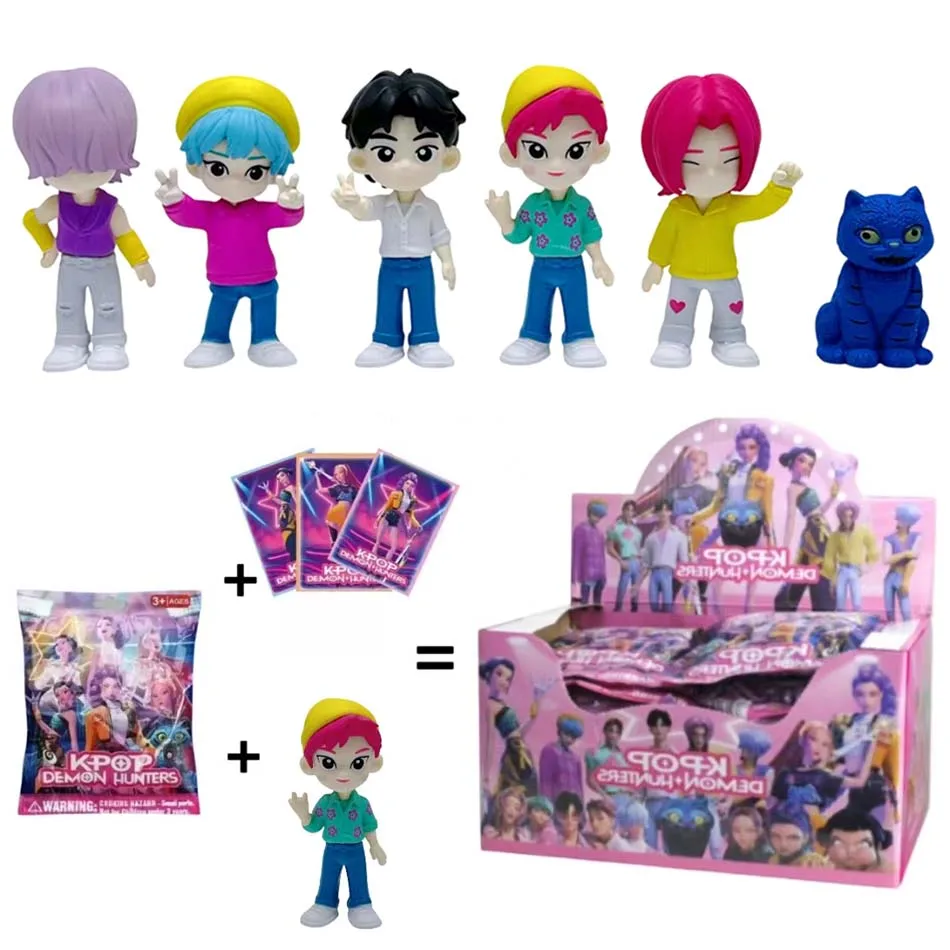 

Лидер продаж Kpop Devil Hunter Rumi Zoe Mira аниме поливинилхлорид коллекция брелки детский подарок коллекционные предметы