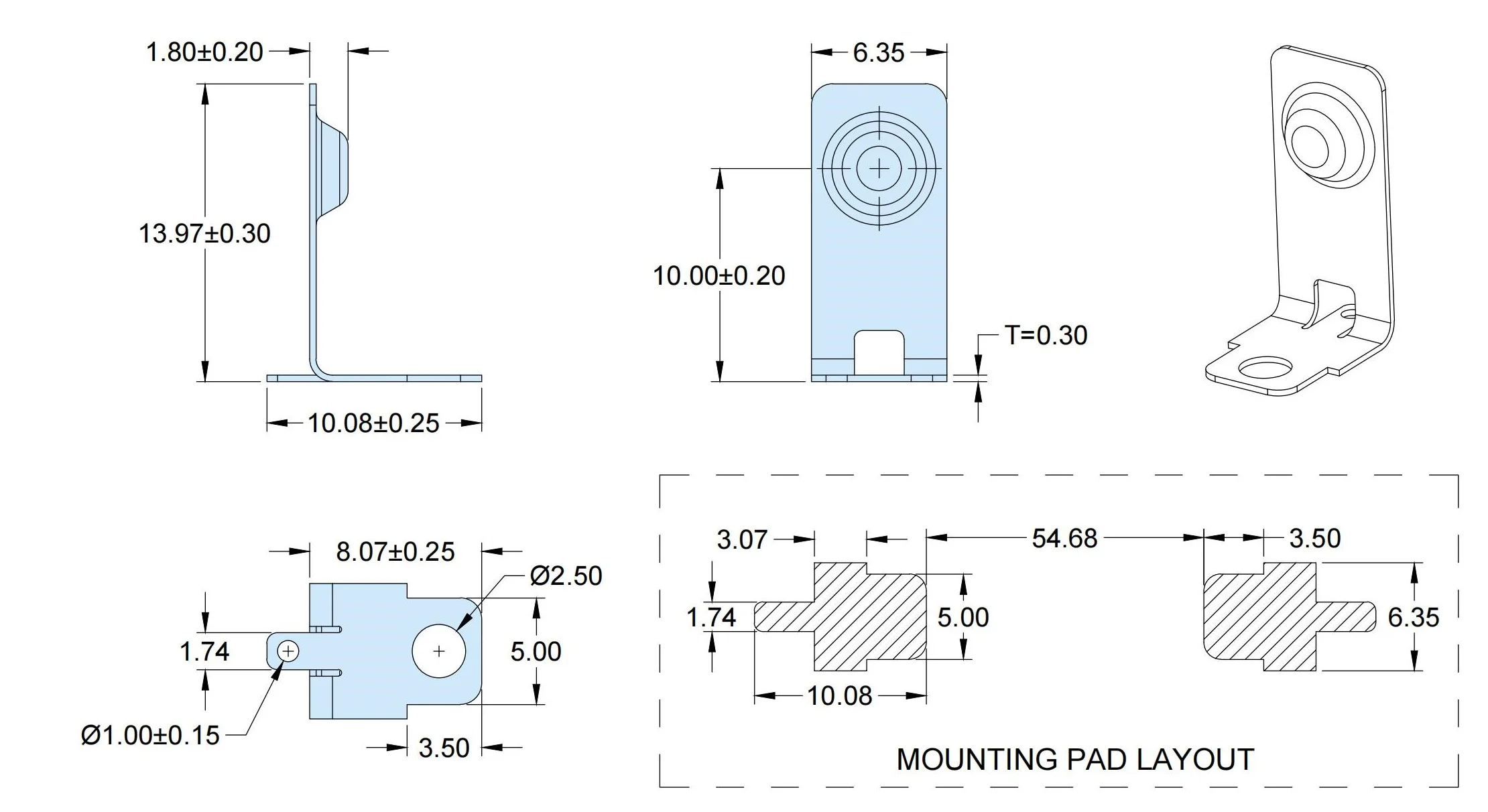 Spring Steel Nickel Plated 18650 Battery Contact Positive 17350 CR123A 18650 Battery Clip P/N 5701