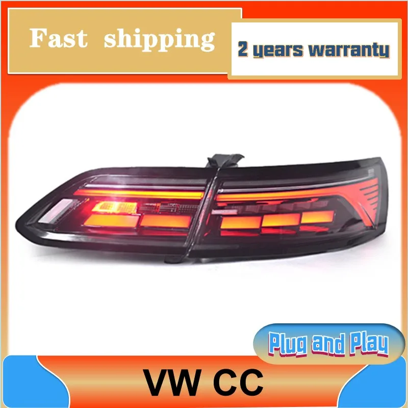 

Стайлинг автомобиля для Volkswagen CC Задний фонарь 2019-2023 VW CC Задние фонари Задние DRL Противотуманные тормозные указатели поворота Реверс