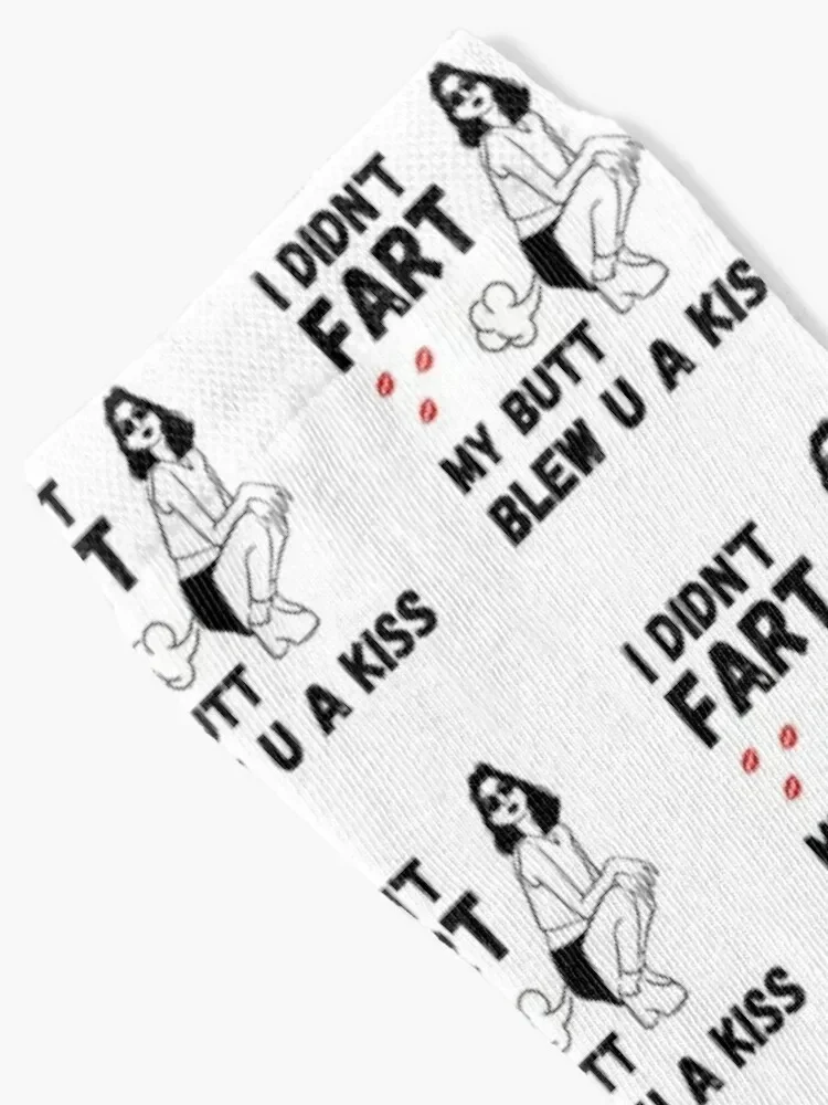 I didnt fart my butt blew you a kiss Socks winter halloween designer Socks Girl Men's