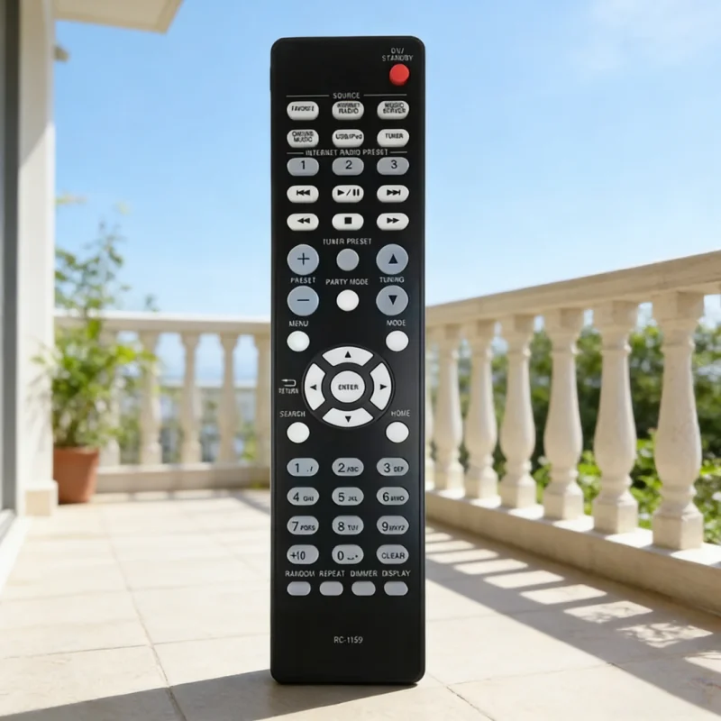 

High Compatibility RC-1159 Wireless Remote, Premium Replacement Controller for Denon DNP-720AE Network Audio Player System