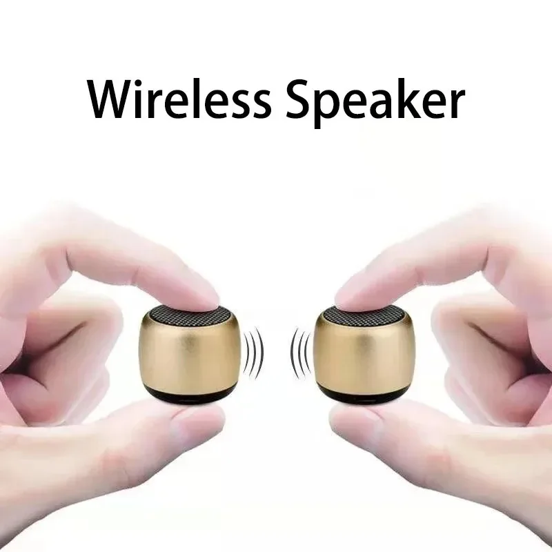 Portable Speakers Handfree Cell Phone Bluetooth Wireless Speaker Small Subwoofer Bass Sound Box Mini Soundbox Metal Audio Player