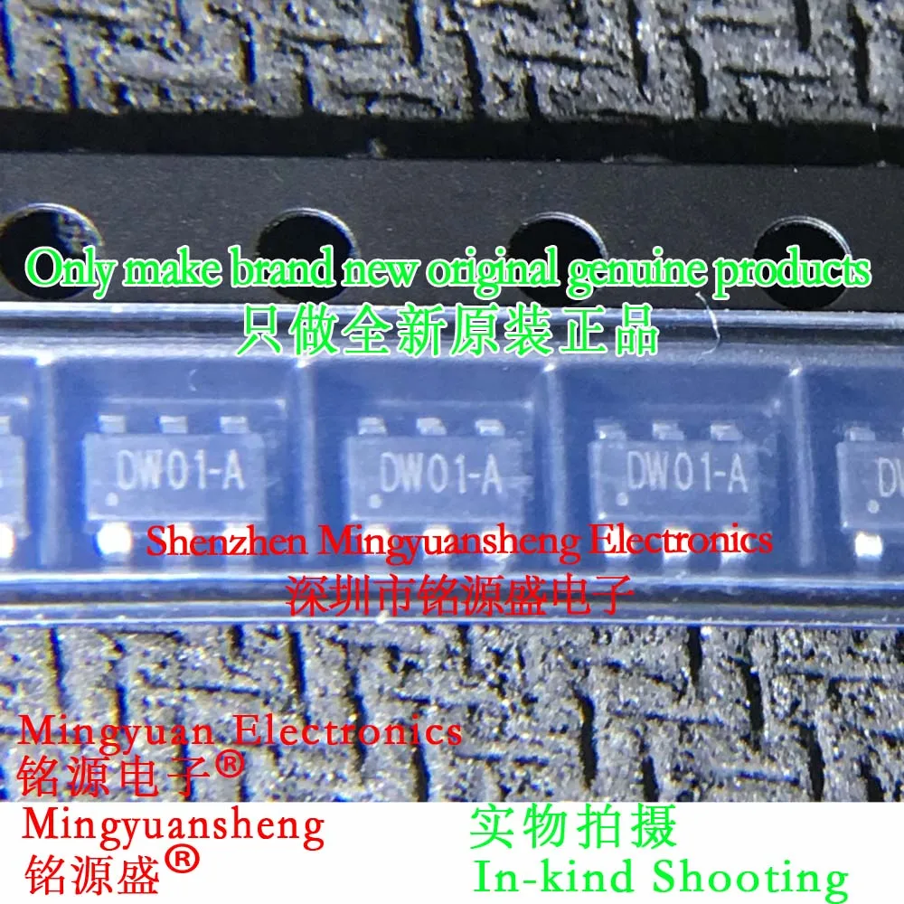 Mingyuan Sheng Brand New Original Genuine Dw01A-G Screen Printing Lettering Typing Dw01-A Package Sot23-6 Lithium Battery Protection Ic Chip (1-100Pcs)