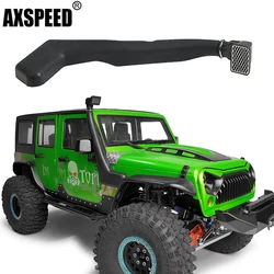 AXSPEED RC Crawler Black Rubber Safari Snorkel for 1/10 Axial SCX10 JEEP Wrangler D90 D110 Body Shell Decoration Parts