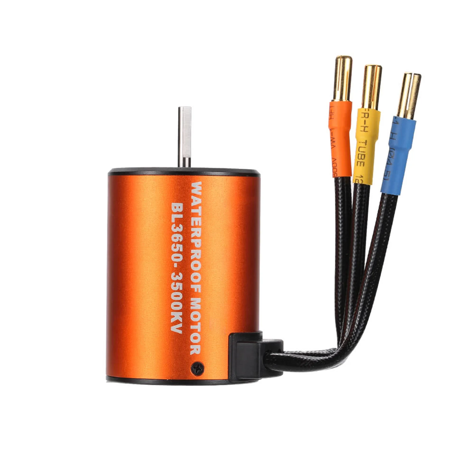 GoolRC ترقية مقاوم للماء 3650 3500KV فرش السيارات مع 60A ESC كومبو مجموعة ل 1/10 RC سيارة شاحنة موتور ESC كومبو RC قارب أسود