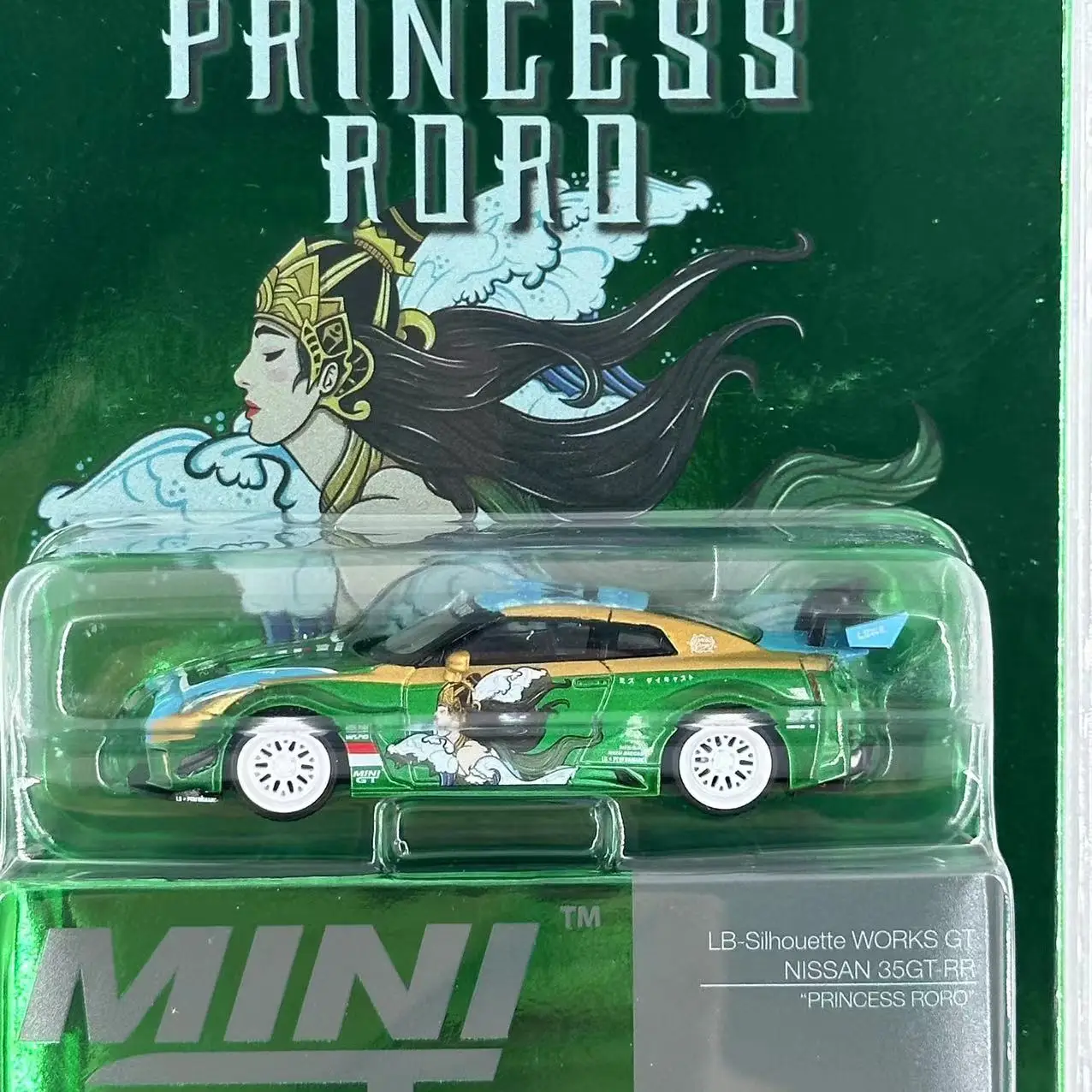 TSM Mini Gt 1/64 Minigt 650 LB-Silhouette WORKS GT NISSAN 35GT-RR Ver.2 PRINCESS Die-cast alloy car model collection