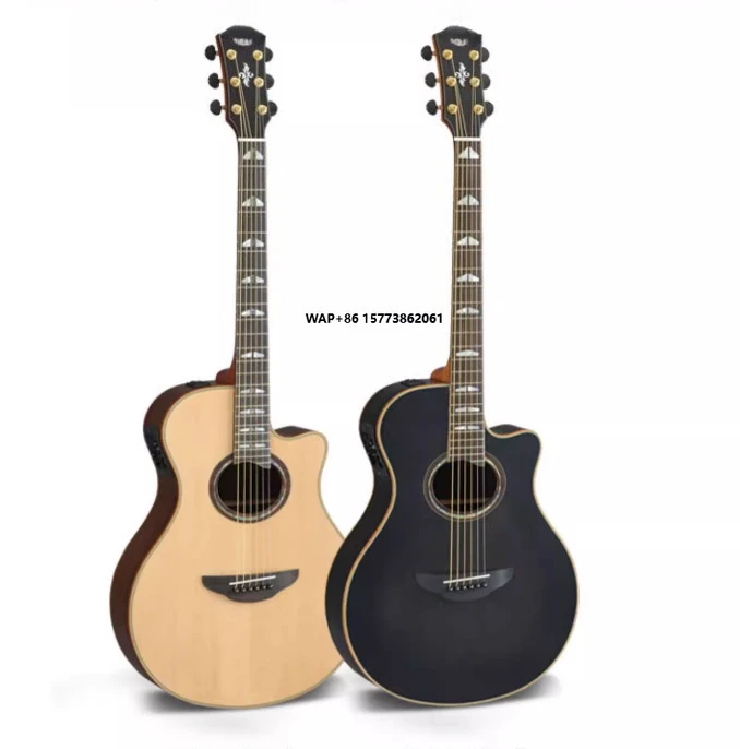 APX1200II 40 Inch Single Board Electric Box Spruce Wood Guitar Stage Performance Missing Corner Folk Guitar