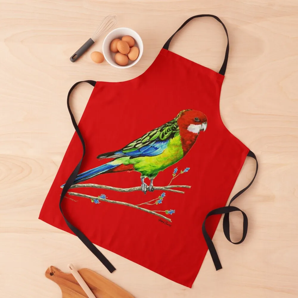 

Australian Eastern Rosella Apron women's work Women Kitchen Kitchen Novel Kitchen Accessories Items Apron