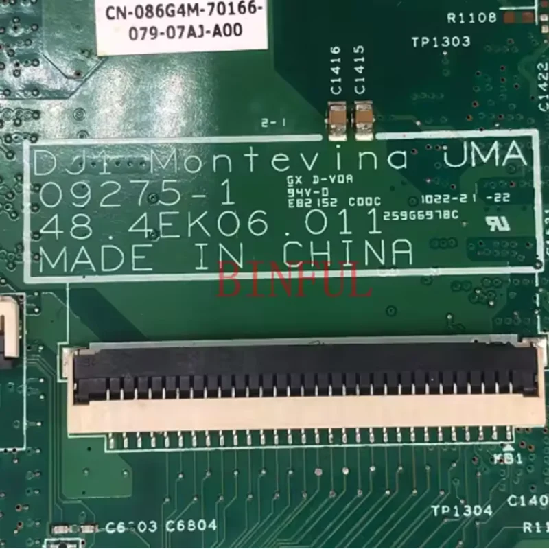 Placa-mãe CN-086G4M 086G4M 86G4M para laptop DELL N4020 48.4EK06.011 GM45 DDR3 100% totalmente testada funcionando bem