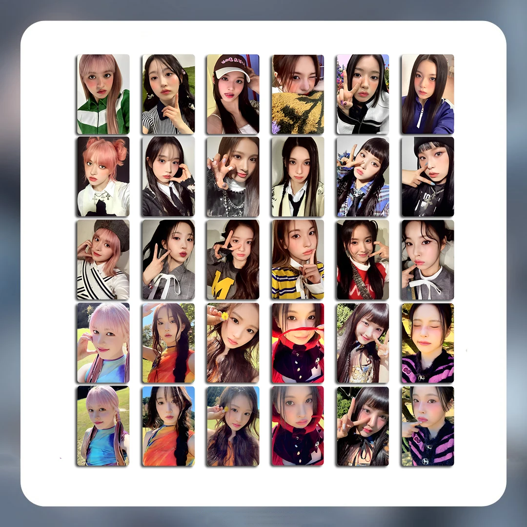 Colorful Collectible Lomo Photo Cards Decor Paper Cards for Album Journal Collection Hobby Gift