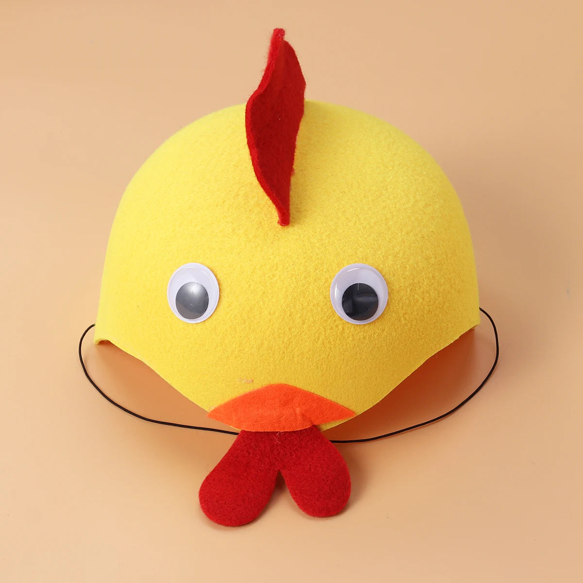 

Chicken Headdress Kids Adults Unisex Premium Fabric Animal Hat Headwear Halloween Party Cosplay Children Performance