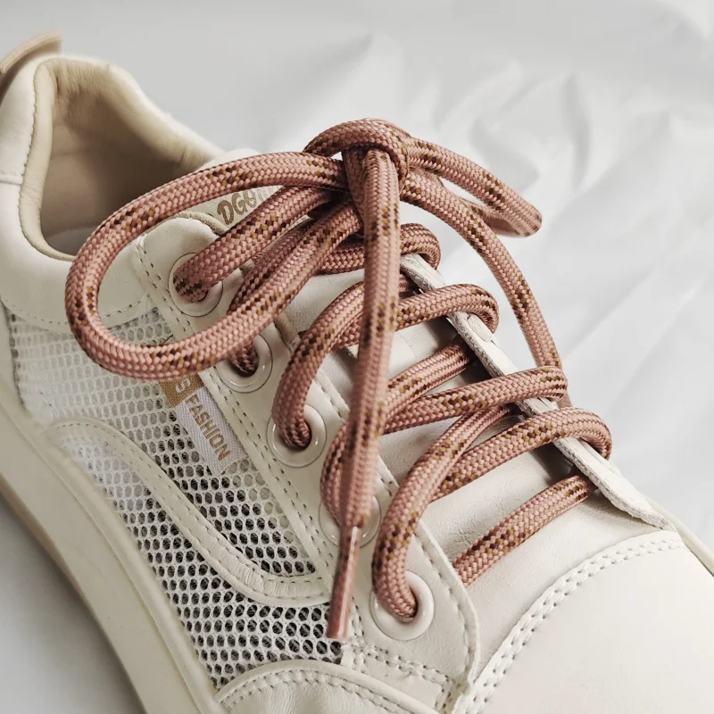 1 Paar 6mm Gewebte Dicke Runde Schnürsenkel für Sport, Freizeit, Outdoor, Basketball, Canvas-Freizeitschuhe – Detail 13