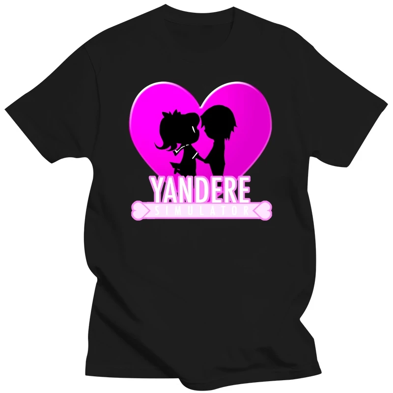 Men Short sleeve tshirt Yandere Simulator   Yandere Love Print Unisex T Shirt Women t-shirt