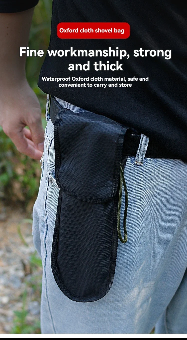 NEUE Camping Tragbare Ingenieursschaufel, Feldüberlebenswerkzeuge, Outdoor Edelstahl Multifunktionale Kleine Handschaufel – Detail 6