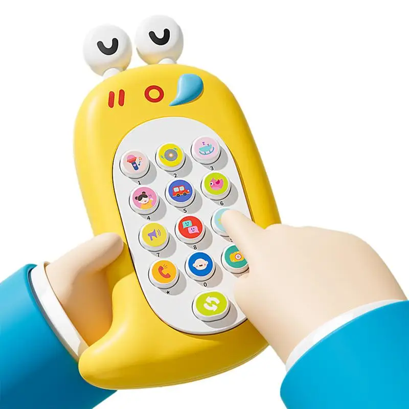 Jouets de téléphone portable pour enfants, jouet de musique de dessin animé, jouet de téléphone pour enfants, apprentissage de la musique, jeu de simulation