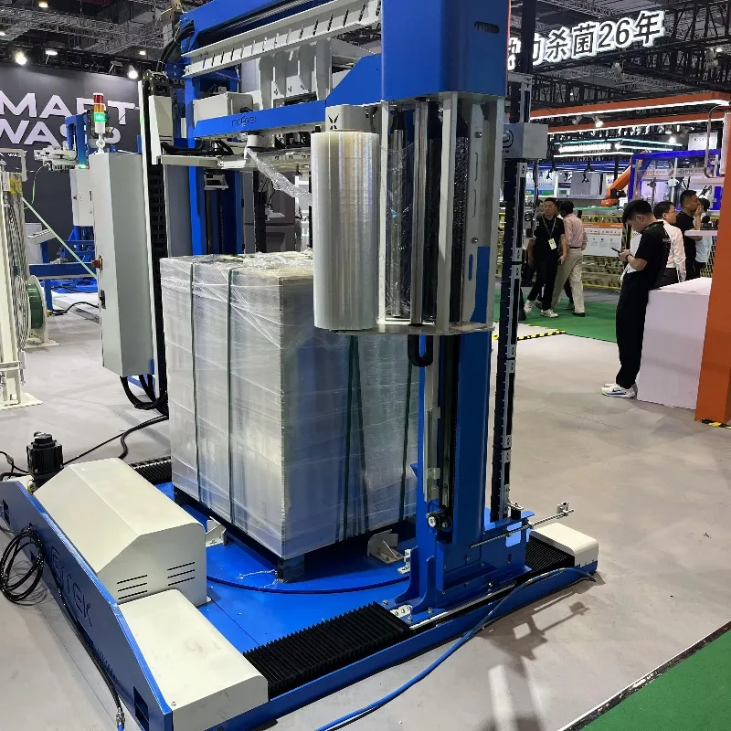 Fully Automatic Movable Vertical Frame Down-type Strapping Machine And Pallet Wrapping Machine Custom & Bulk Order