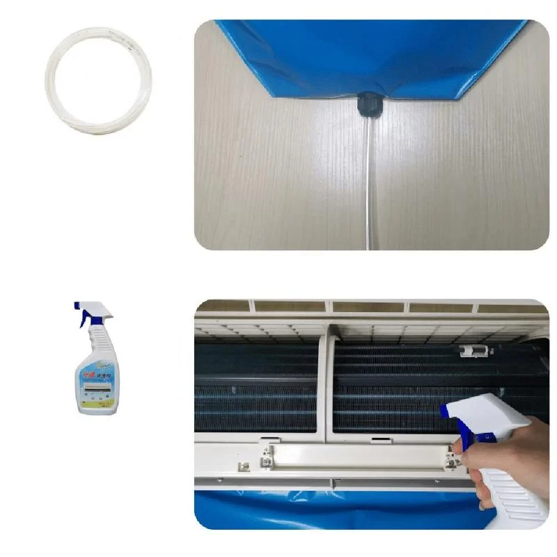 12pc Air Conditioner Cleaning Cover Kit with Clean Tools Waterproof Dust Protection Bag for Air Conditioners Cleaner Cpear