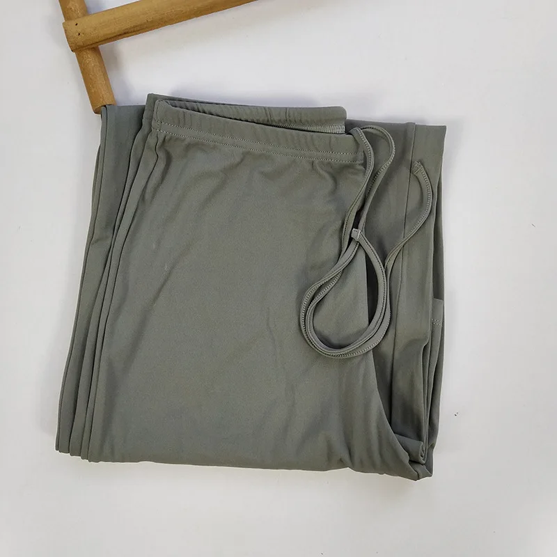Women's Buttery Soft Wide Leg Yoga Pants - Elastic Waist, Cooling Breathable, Natural Drape Straight Leg Workout Pants