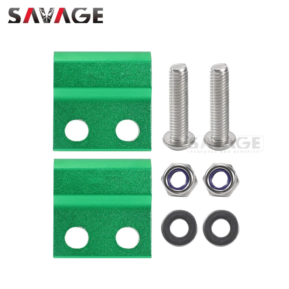 KX KLX-abrazadera de guía de manguera de freno delantero y trasero, soporte de fijación para Kawasaki KLX450R, KX250, KX450, KLX, KX 125, 250, 450,