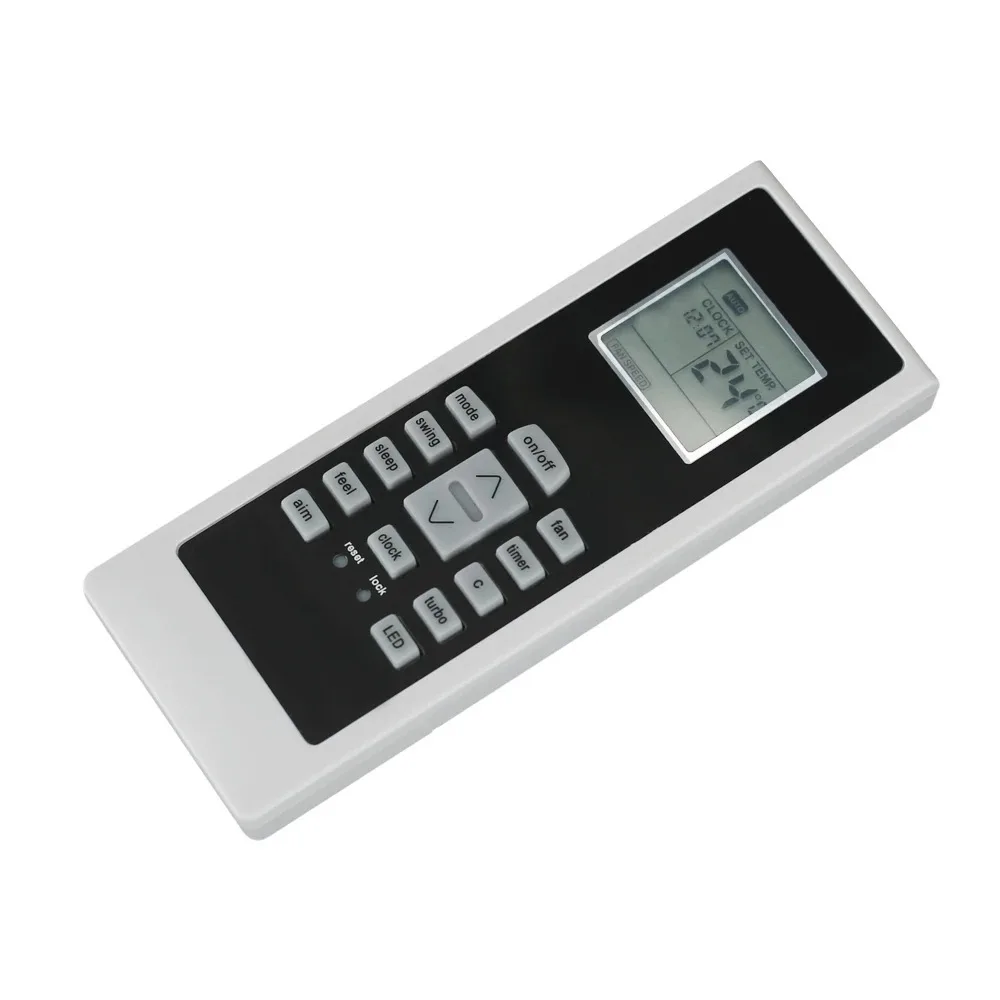 RG01/BGCEF-EKBR Black Air Conditioner Remote Control for Electrolux English AC Remote