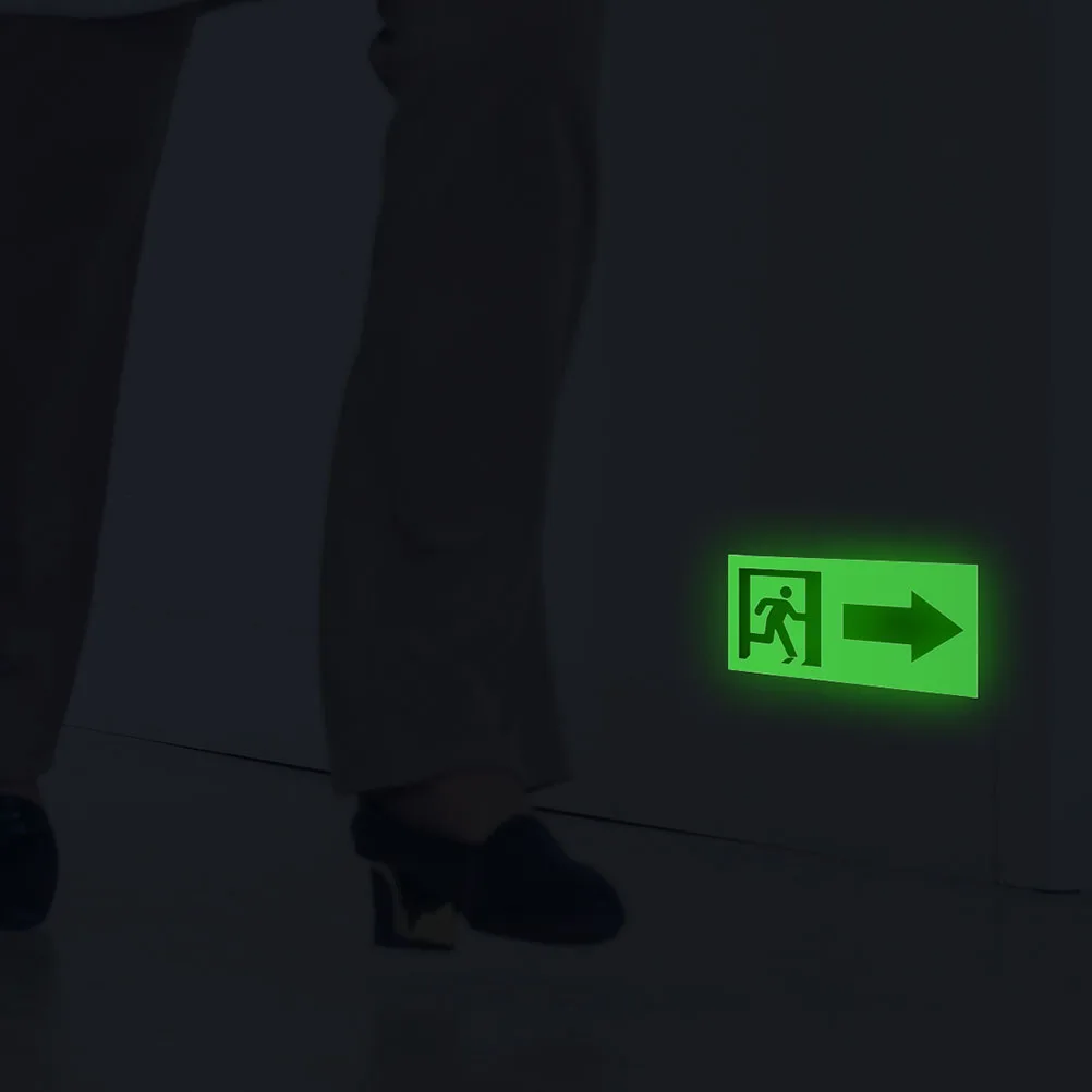 5 Pcs Direction Stickers PVC Material Hospital Floor Guide Arrow Sign Way Marker Wall Decor Easy Remove No Residue