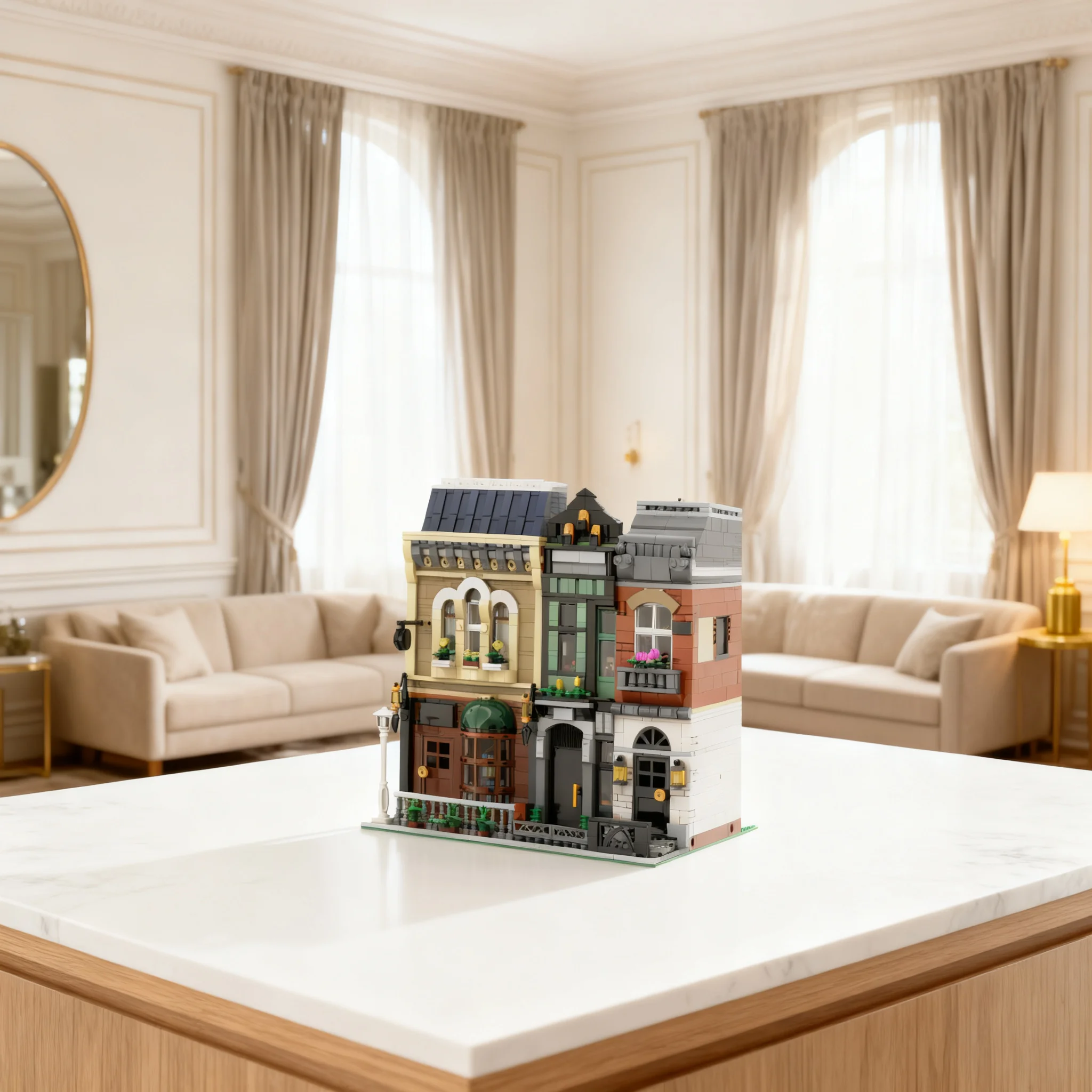 3561pcs MOC Detective S Office Book Shop No Model Toys Building Blocks Architecture Christmas Gifts DIY Education Kids Birthday